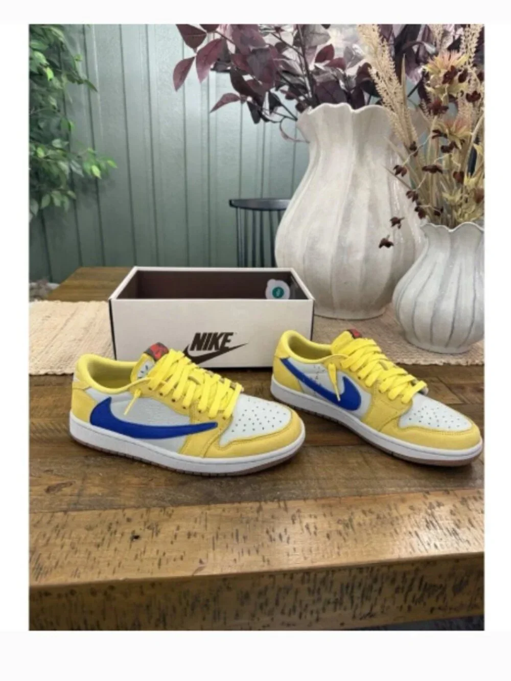 Travis Scott x Air Jordan 1 Low Canary